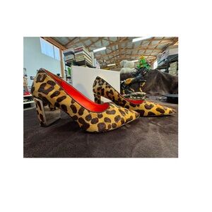 Alfani Leopard Print Calf hair Women's Heels size 6.5